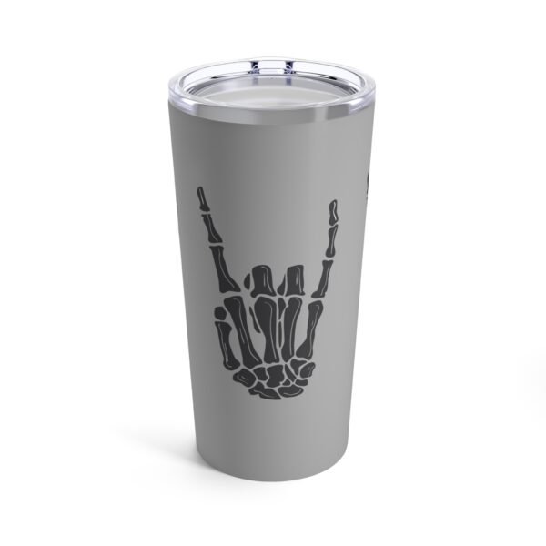 Rock On Skeleton Hand Tumbler 20oz