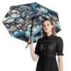 Kat-tastrophe Automatic Umbrella with Print Inside - Image 2
