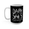 Dark Sails Entertainment 15oz Mug - Bold Black Design for Fans - Image 3