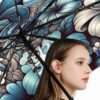 Kat-tastrophe Automatic Umbrella with Print Inside - Image 4