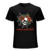 LS Music Promotions Skull & Rose Men's T-Shirt - Image 5