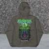 Necrofear Unisex Lightweight Zip Up Windbreaker - Image 14