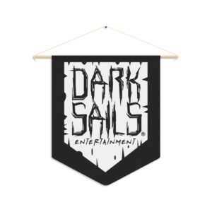 Dark Sails Entertainment Flag – Unique Wall Pennant for Home Décor and Events
