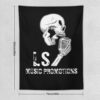LS Music Promotions Wall Art with Vertical Tapestry - Image 2