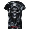 Reaper Womens V-neck Short Sleeve T-Shirt - Image 4