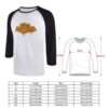 Dayglo Mourning Raglan Men's 3/4 Sleeve Shirt - Image 2