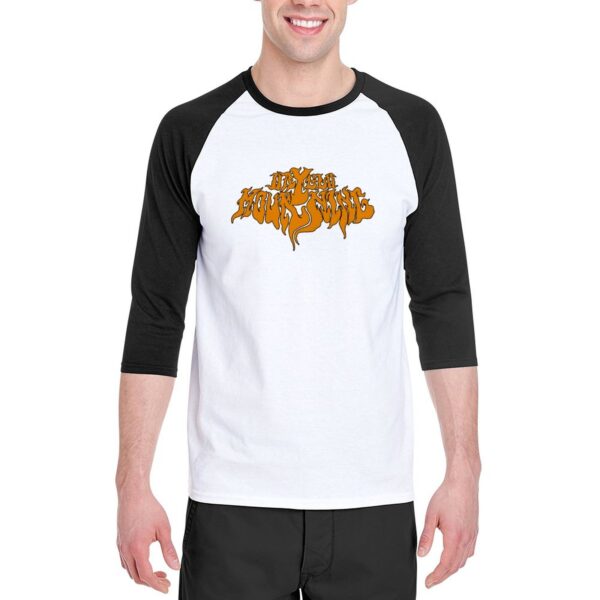 Dayglo Mourning Raglan Men's 3/4 Sleeve Shirt
