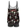 Red Skulls Tankini Two Piece Swimsuits - Image 8