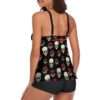 Red Skulls Tankini Two Piece Swimsuits - Image 3