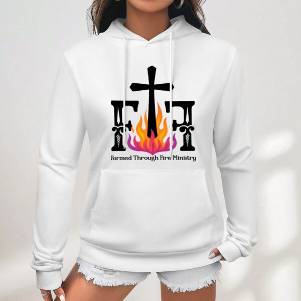 Formed Through Fire Cotton Women's Hoodie with Pocket