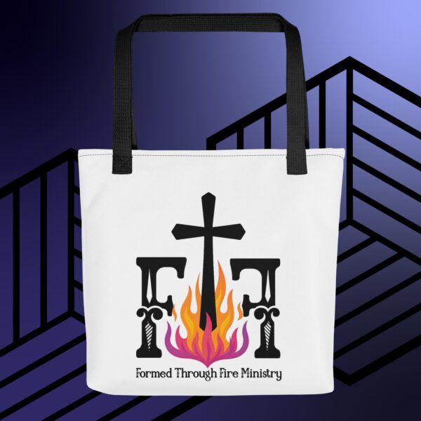 Formed Through Fire Tote bag