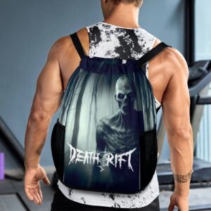 DeathRift Waffle Cloth Sports Drawstring Bag